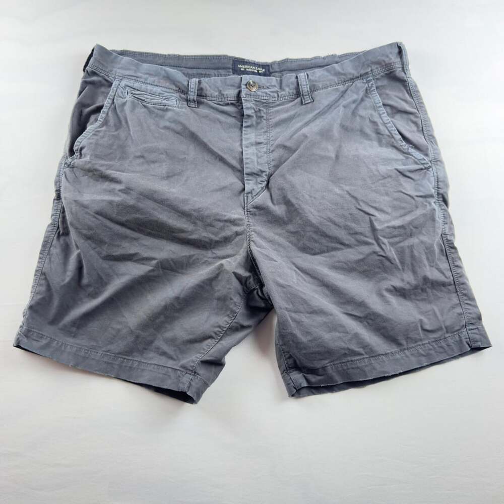 American Eagle Ne(x)t Level Flex Gray Chino Shorts Men's Size 38